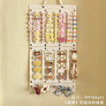 Axyaa Hair Bows & Jewelry Organizer Wall Hanging - Space Saving Accessory Holder