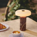 Axyaa Marble Desk Lamp Touch Switch LED Living Room Bedroom Study Café