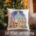 Axyaa Christmas Decorative Pillow Covers - Perfect for Sofa, Bedroom, Car