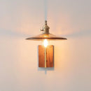 Axyaa Nordic LED Wall Lamp Amber Glass Coffee Bedroom Living Room Light Fixtures