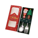 Axyaa Christmas Tree Spoon & Fork Set