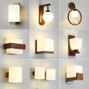Axyaa LED Wood Wall Lamp for Bedroom Living Room Study-area