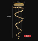 Axyaa Modern LED Pendant Chandeliers for Living and Dining Rooms