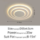 Axyaa Nordic Corrugated Chandelier Flush Mount Ceiling Light