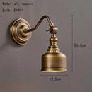 Axyaa Old Copper Glass Wall Lamp for Elegant Home Decor & LED Lighting