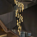 Axyaa Nordic Crystal LED Pendant Light Fixture for Home Decoration