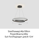 Minimalist Nordic White LED Pendant Lamp by Axyaa for Home Décor in Living Room, Dining Room