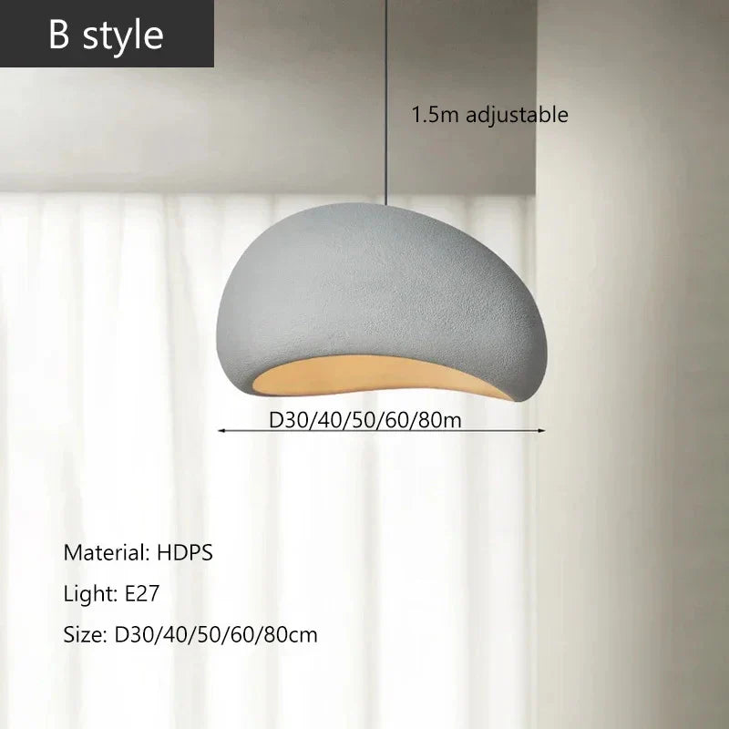 LED Chandelier Wabi Sabi Pendant Lights by Axyaa for Modern Home Decor