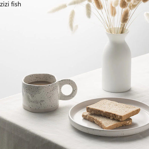 Axya Irregular Ceramic Coffee Mug for Home and Office Use