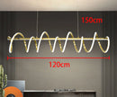 Axyaa LED Chandeliers Indoor Ceiling Lamp Modern Living Room Hanging Lights