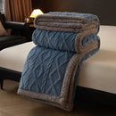 Axyaa Three-Layer Plush Blanket: Thick, Warm, & Versatile