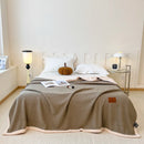 Axyaa Teddy Fleece Blanket | Soft Double-Sided Warmth | Multi-Functional for Autumn/Winter