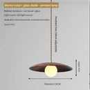 Axyaa Wooden Farmhouse Chandelier Table Lamp, Modern Bedroom Bedside Lighting