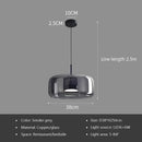 Axyaa Glass Pendant Light: Modern Luxury Nordic LED Hanging Lamp for Bedroom