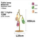 Axyaa Glass Teardrop Chandelier Modern Artistic Designer Pendant Light