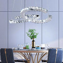 Axyaa Crystal Chandelier Pendant Light for Living Room Bedroom Ceiling Lighting
