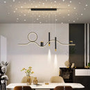 Axyaa Modern LED Pendant Light Chandelier for Living and Dining Room