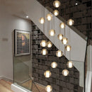 Axyaa Crystal Ball LED Chandelier for Living Room Kitchen Lighting