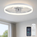 Axyaa Pendant Arm Ceiling Fan with Built-in LED Light, Adjustable Speed and Silent Operation