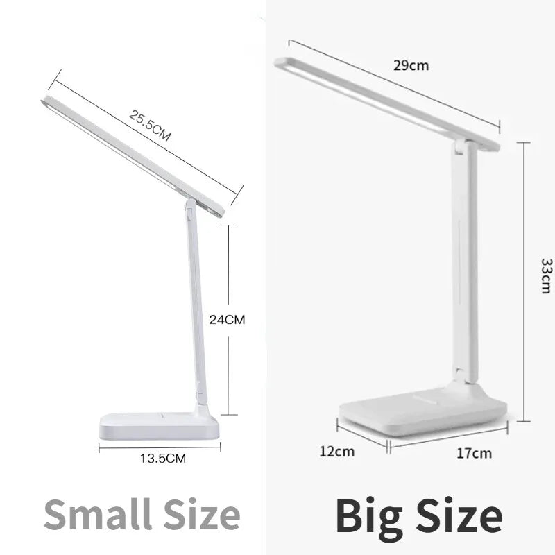 Axya Touch Dimmable LED Table Lamp - Rechargeable & Eye-Friendly