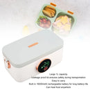 Axyaa Cordless Lunch Warmer Box LED Display USB Rechargeable 1L Capacity