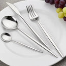 Axyaa Stainless Steel Outdoor Travel Tableware Set - 24pcs