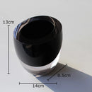 Axyaa Glass Vase Set for Desk Decor and Floral Arrangements