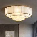 Axyaa Auspicious Cloud Fabric Chandelier Pendant Light for Hotel, Living Room, Restaurant