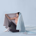 Axyaa Cool Ice Cream Quilt - Single/Double Bed - Summer Silk & Nylon - Solid Color