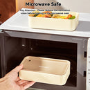 Axyaa Double-Layer Heatable Lunch Box with Tableware - Portable & Large Capacity