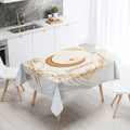Elegant Ramadan Calligraphy Tablecloth for Eid Décor by Axyaa