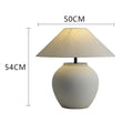 Axyaa Retro Ceramic Floor and Table Lamps for Bedroom and Living Room Decor