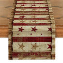 Axyaa Wood Grain Table Runner: Farmhouse Dining Decor for Holiday Parties & Home Tables