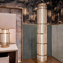 Axyaa Luxury Glass Floor Lamp - Elegant Living Room & Bedroom Decor
