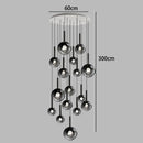 Axyaa Nordic Stair Chandelier Living Room Dining Pendant Ceiling Light Home Indoor Lighting