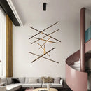 AXYAA Minimalist Duplex LED Chandelier for Living Room, Restaurant, Villa Hall