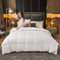 Luxury Axyaa White Goose Down Duvet Core - Warm, Double-Single Size