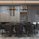 Axyaa Glass Tube Pendant Light for Home LED in Minimalist Design