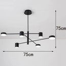 Axyaa LED Pendant Chandeliers for Modern Living & Dining Room Lighting
