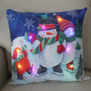 Axyaa LED Christmas Pillow Cover for Festive Holiday Decor