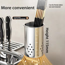 Axyaa Stainless Steel Knife Holder Stand & Utensil Storage Rack