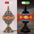 Axyaa Handmade Glass Mosaic Table Light for Home and Hospitality Settings