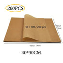 Axyaa Non-Stick Parchment Baking Sheet for Oven, Air Fryer, Grilling Mat, 50/100/200PC