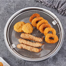 Axyaa Stainless Steel Storage Tray Filter Rack Kitchen Food Container Organizer
