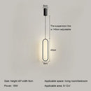 Axyaa Black Ring LED Pendant Light - Modern Nordic Luxury Chandelier