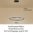Axyaa Modern LED Pendant Chandelier for Living Room Restaurant Bedroom Lighting