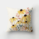 Deer Animal & Natural Leaves Cushion Cover by Axyaa - Home Decoration