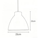 Axyaa Wrought Iron Pendant Light Chandelier - Modern Silver Industrial Style