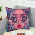 Axyaa Couple Pillowcases 45x45: Eunpyon Art Decorative Cushion Cover for Fall Decor