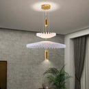 Axyaa Modern Pleated Chandelier for Restaurant & Bar Counters